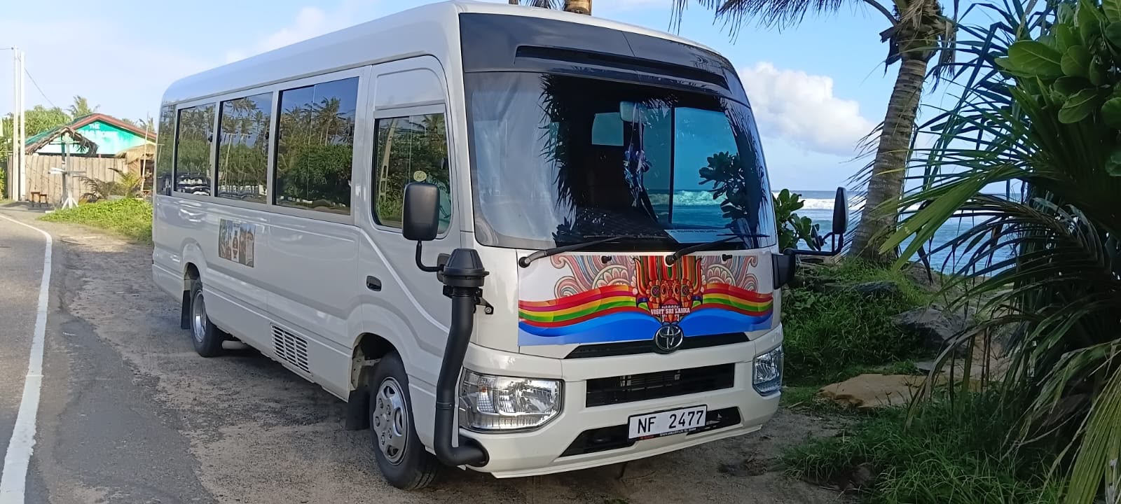 Toyota Coaster On Road