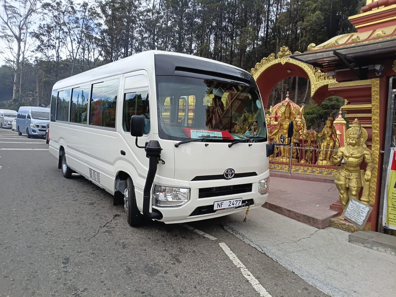 Toyota Coaster Rear View