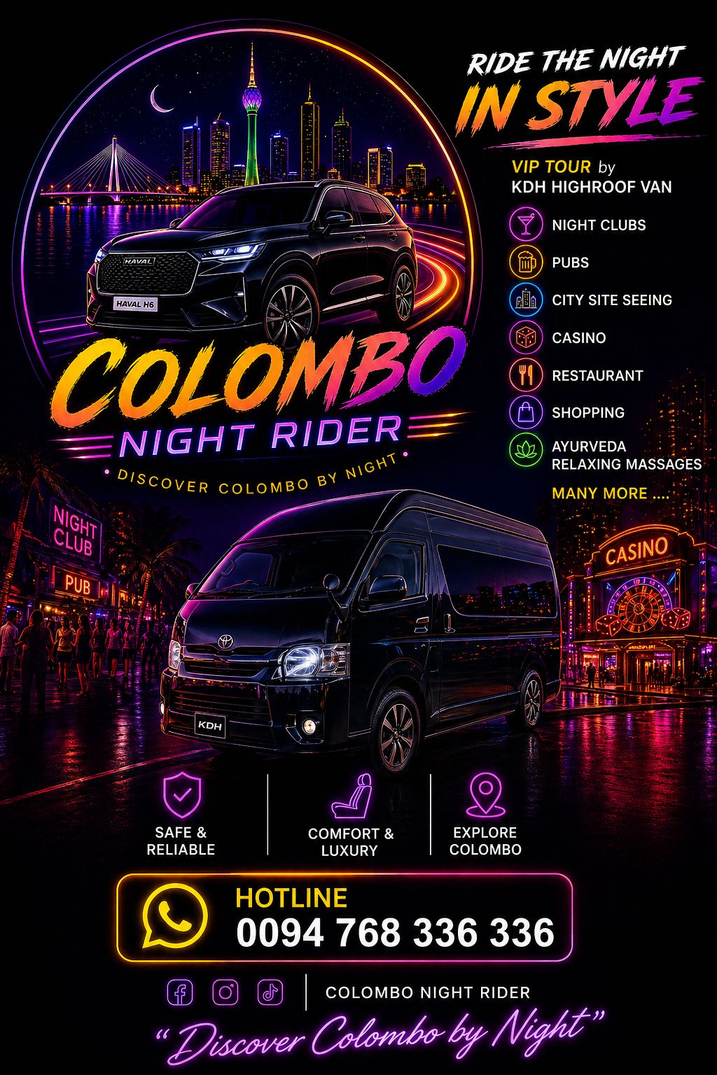 Colombo Night Rider package poster